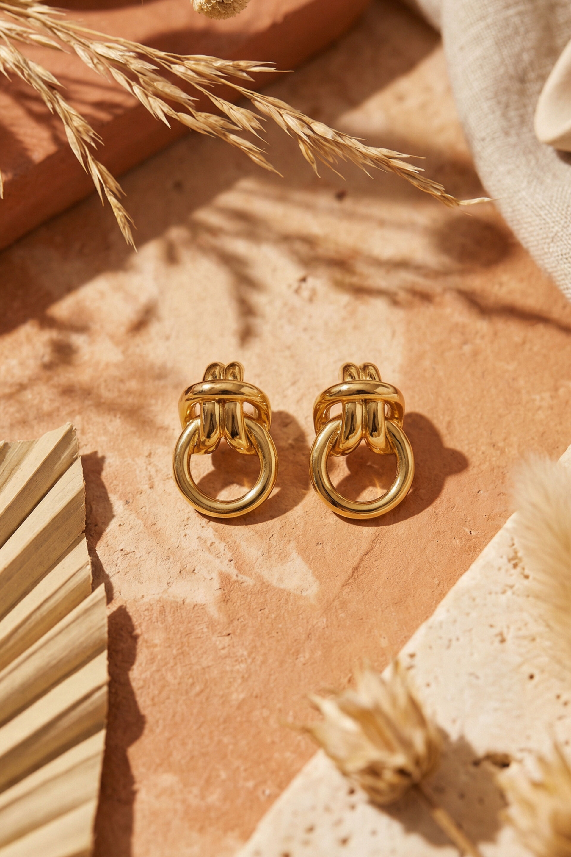 Golden Enchantment Drop Earrings, , image 2